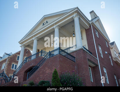 Kappa Alpha griechische Leben Gebäude an der WVU in Morgantown, WV Stockfoto