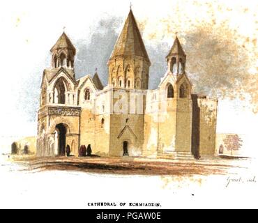 August von haxthausen. Transkaukasien. Kathedrale von Edschmiadzin. Stockfoto
