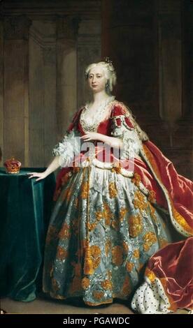 Augusta von Sachsen-Gotha-Altenburg der Prinzessin von Wales. Stockfoto