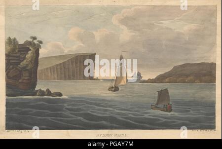 Augustus Earle - Sydney HeadsEarle, Augustus. Ansichten in Australien. Sydney-Earle Lithographie, 1826. - Stockfoto