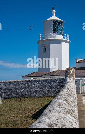 Lizard Point Leuchtturm, Cornwall, Großbritannien Stockfoto