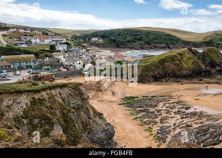 Hope Cove, Devon, im Südwesten, Großbritannien Stockfoto