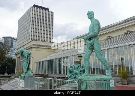 Herbst von Constantin Meunier - Botanischer Garten von Brüssel - Brüssel, Belgien - DSC 06700. Stockfoto