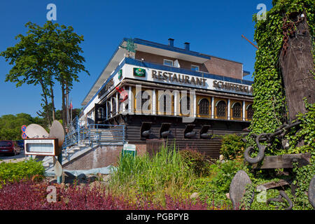 Restaurant Schifferklause am Timmendorfer Strand/Timmendorfer Strand, Badeort an der Ostsee, Ostholstein, Schleswig-Holstein, Deutschland Stockfoto