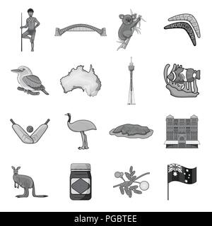 Aborigine, Anemone, Attribute, Australien, Australien, Kugel, Fledermäuse, Boomerang, Niederlassung, Brücke, Gebäude, Clownfisch, Sammlung, Land, Kricket, gekreuzt, Kultur, Design, Funktionen, Flagge, Essen, Hafen, Icon, Illustration, interessante, isoliert, Känguru, Koala, Kookaburra, Logo, Mimose, monochrom, Ort, Bevölkerung, Königin, Satz, Zeichen, Sitzen, Verbreitung, Sydney, Symbol, Territorium, Turm, Reisen, Uluru, Vector, Victoria, Web, gelb Vektor Vektoren, Stock Vektor