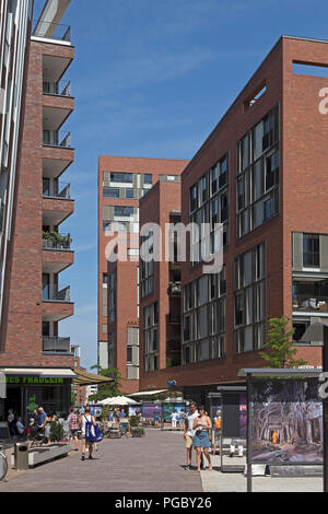 Ueberseeboulevard, HafenCity, HafenCity (Hafen City), Hamburg, Deutschland Stockfoto