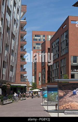 Ueberseeboulevard, HafenCity, HafenCity (Hafen City), Hamburg, Deutschland Stockfoto