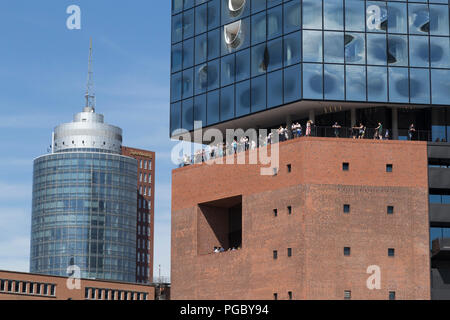 Elbphilharmonie, HafenCity (Hafen City), Hamburg, Deutschland Stockfoto