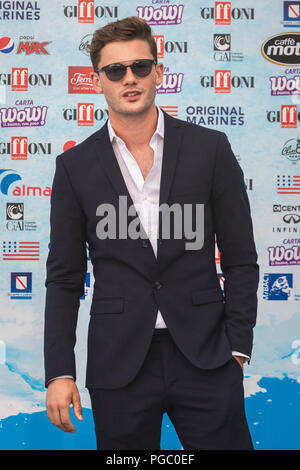 48Th Giffoni Film Festival 2018, Italien Mit: Jeremy Irvine Wo: SA, Italien Wann: 25 Aug 2018 Quelle: IPA/WENN.com ** Nur für die Veröffentlichung in Großbritannien, den USA, Deutschland, Österreich, Schweiz ** verfügbar Stockfoto