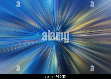 Futurist bewegenden Wirkung business High Speed, abstrakt, Hintergrund Stockfoto