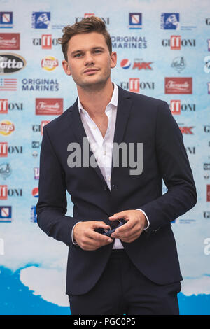 48Th Giffoni Film Festival 2018, Italien Mit: Jeremy Irvine Wo: SA, Italien Wann: 25 Aug 2018 Quelle: IPA/WENN.com ** Nur für die Veröffentlichung in Großbritannien, den USA, Deutschland, Österreich, Schweiz ** verfügbar Stockfoto