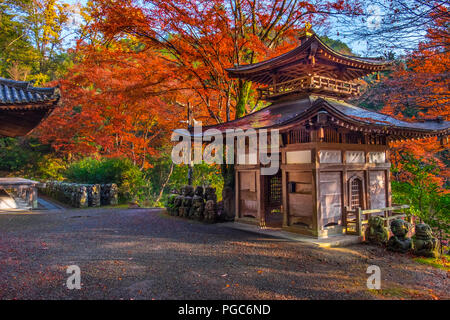 Stein Statuen an Otagi Nenbutsu ji Tempel, Sagano, Arashiyama, Kyoto, Japan Stockfoto