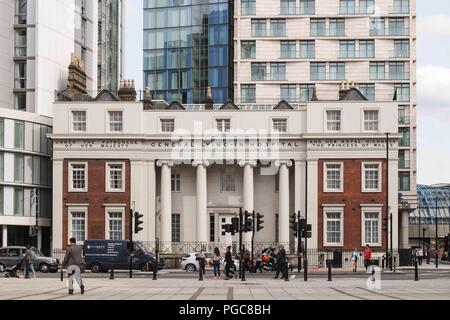 Die allgemeinen Lying-In Krankenhaus, Lambeth, London, UK. Die allgemeinen Lying-In Krankenhaus war eines der ersten Entbindungskliniken in Großbritannien. Es offene Stockfoto