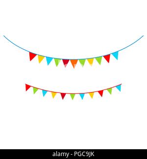 Cartoon Flags gesetzt Stock Vektor