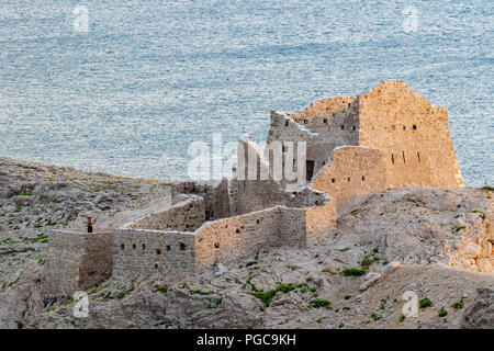 Festung Fortica Unternehmen auf der Insel Pag, Kroatien Stockfoto