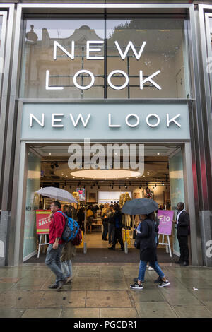 Neuer Look shop vorne, auf der Oxford Street, London, UK Stockfoto