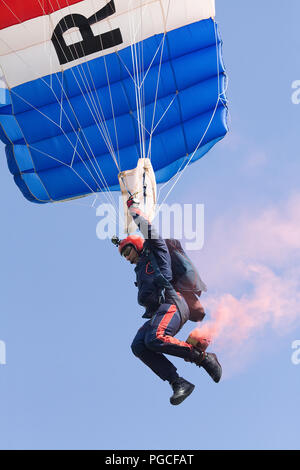 RAF Parachute team Stockfoto