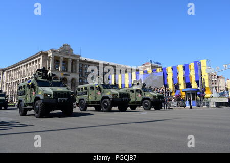 Militärparade in Kiew Stockfoto