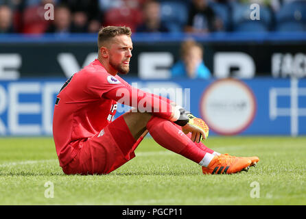 Huddersfield Town Torwart Ben Hamer während der Premier League Match am John Smith's Stadion, Huddersfield. Stockfoto