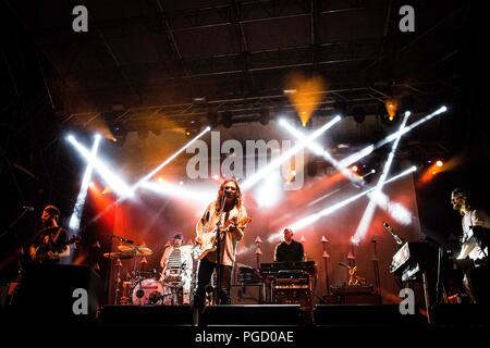 Turin Italien 24. August 2018 der Krieg gegen die Drogen live am heutigen Festival 2018 © Roberto Finizio / alamy Leben Nachrichten Stockfoto