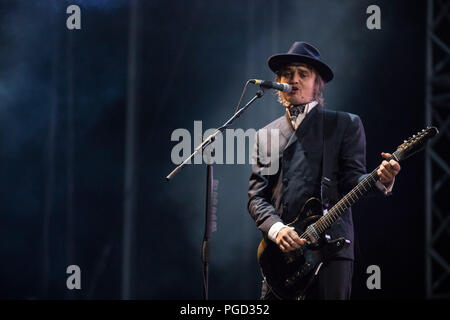 Portsmouth, Großbritannien 24. August 2018. Die Libertines bei siegreichen Festival © Alex Bailey/Alamy leben Nachrichten Stockfoto