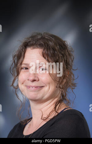 Edinburgh, Großbritannien. 25 August, 2018. Roxanne Bouchard, der kanadische Schriftsteller, dargestellt an der Edinburgh International Book Festival. Edinburgh, Schottland. Bild von Gary Doak/Alamy leben Nachrichten Stockfoto