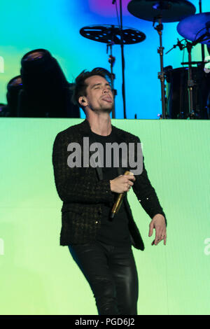 Reading, Berkshire, Großbritannien. 25. August 2018. Panik an der Disco Reading Festival 2018. Quelle: Jim Houlbrook/Alamy leben Nachrichten Stockfoto