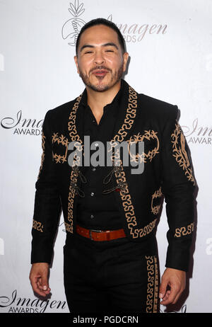 LOS ANGELES, Ca - 25. August: Gilbert Saldivar, nimmt an der 33. jährlichen Imagen Awards im JW Marriott Los Angeles In Los Angeles. LIVE am 25. August 2018 in Los Angeles, Kalifornien Quelle: Faye Sadou/MediaPunch Stockfoto