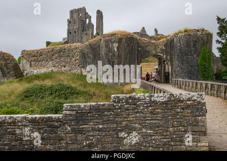 Corfe Castle, Dorset, England Stockfoto