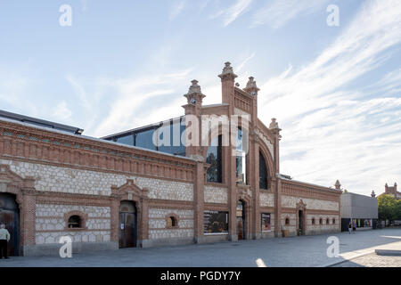 Gebäude in Matadero, Madrid Stockfoto