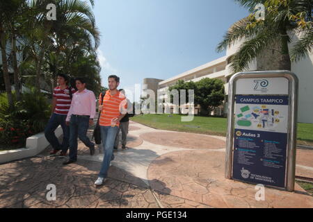 Institut für Technologie und hervorragende Studien von Monterrey. Tamaulipas Tampico Campus. Universität leben, Technologie von Monterrey, Gelehrter, mty, Stockfoto