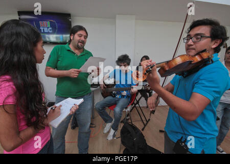 Institut für Technologie und hervorragende Studien von Monterrey. Tamaulipas Tampico Campus. Universität leben, Technologie von Monterrey, Gelehrter, mty, Stockfoto