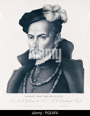 Charles Neuf Roi de France Stockfoto