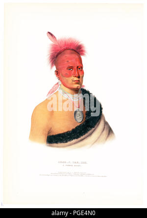 Shar-i-tar-ish, eine Pawnee Chief Stockfoto