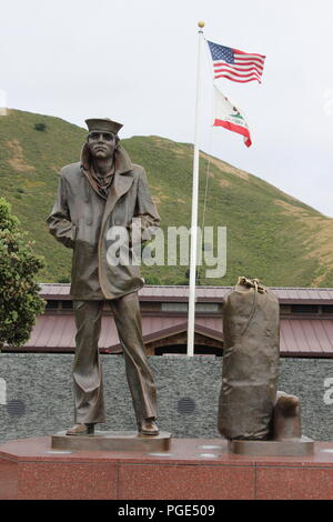 Lone Sailor Statue, United States Navy Memorial, San Francisco, Kalifornien, USA Stockfoto