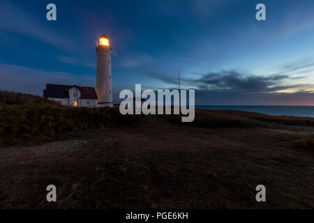 Leuchtturm Hirtshals in Dänemark Stockfoto