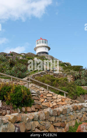 Treppen zum Cape Point Lighthouse Südafrika Stockfoto