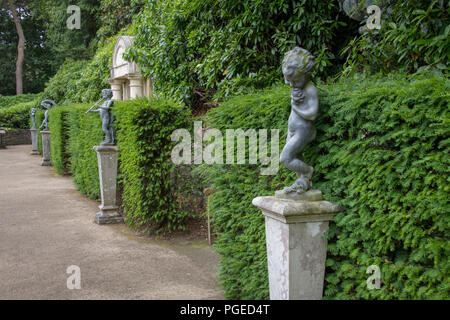 Compton Acres Garten, Dorset, Großbritannien Stockfoto