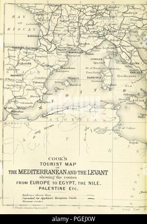 Bild von Seite 848 "[Appleton der Europäischen Führer illustriert. Darunter England, Schottland und Irland, Frankreich, Belgien, Holland, Nord- und Süddeutschland, Schweiz, Italien, Spanien und Portugal, Russland, Denmar 0042. Stockfoto
