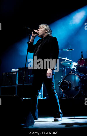 Belgische Sänger Arno im Konzert in der Crammerock Festival in Stekene (Belgien, 07/09/2013) Stockfoto