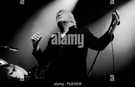 Belgische Sänger Arno im Konzert in der Crammerock Festival in Stekene (Belgien, 07/09/2013) Stockfoto