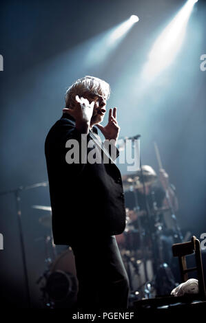 Belgische Sänger Arno im Konzert in der Crammerock Festival in Stekene (Belgien, 07/09/2013) Stockfoto