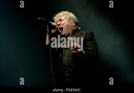 Konzert des Belgischen rock Sänger Arno seinen 65. Geburtstag feiert in seiner Geburt Stadt Ostend (Oostende, 22/05/2014) Stockfoto