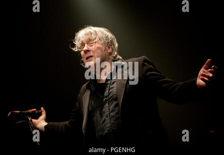 Konzert des Belgischen rock Sänger Arno seinen 65. Geburtstag feiert in seiner Geburt Stadt Ostend (Oostende, 22/05/2014) Stockfoto