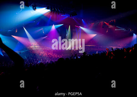 Zurück zu den 90-Veranstaltung im Sportpaleis Antwerpen (Belgien, 05/04/2009) Stockfoto