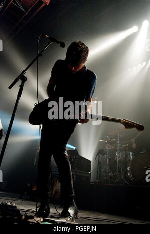 Belgische Rockband Balthazar im Konzert in der Botanique, Brüssel (Belgien, 22/09/2010) Stockfoto