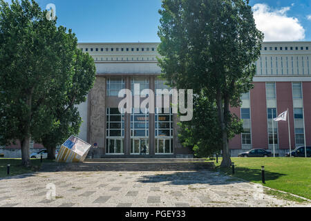 Biblioteca Nacional de Portugal (Nationalbibliothek), Campo Grande, Lisboa, Portugal Stockfoto