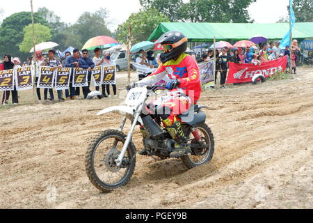 Amateur Motocross Racing Stockfoto