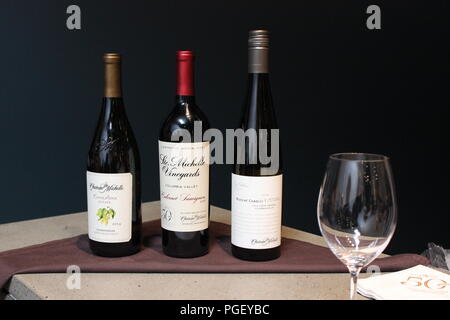 Chateau Ste. Michelle, des Staates Washington älteste Weinkellerei, in Woodinville, in Washington, in der Nähe von Seattle entfernt. Stockfoto