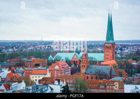 Lübecker Dom in Lübeck (Deutschland) Stockfoto